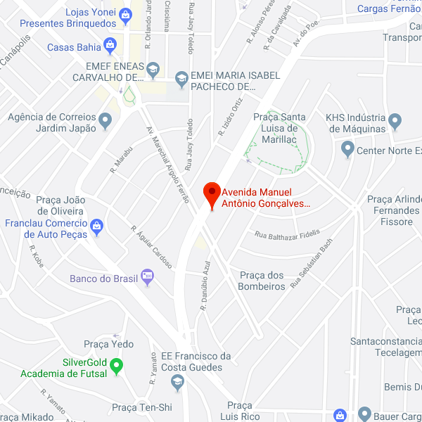 Mapa Dentista Zona Norte SP